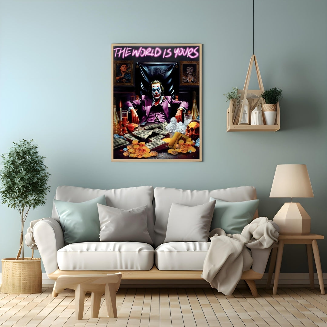 "THE WORLD IS YOURS"