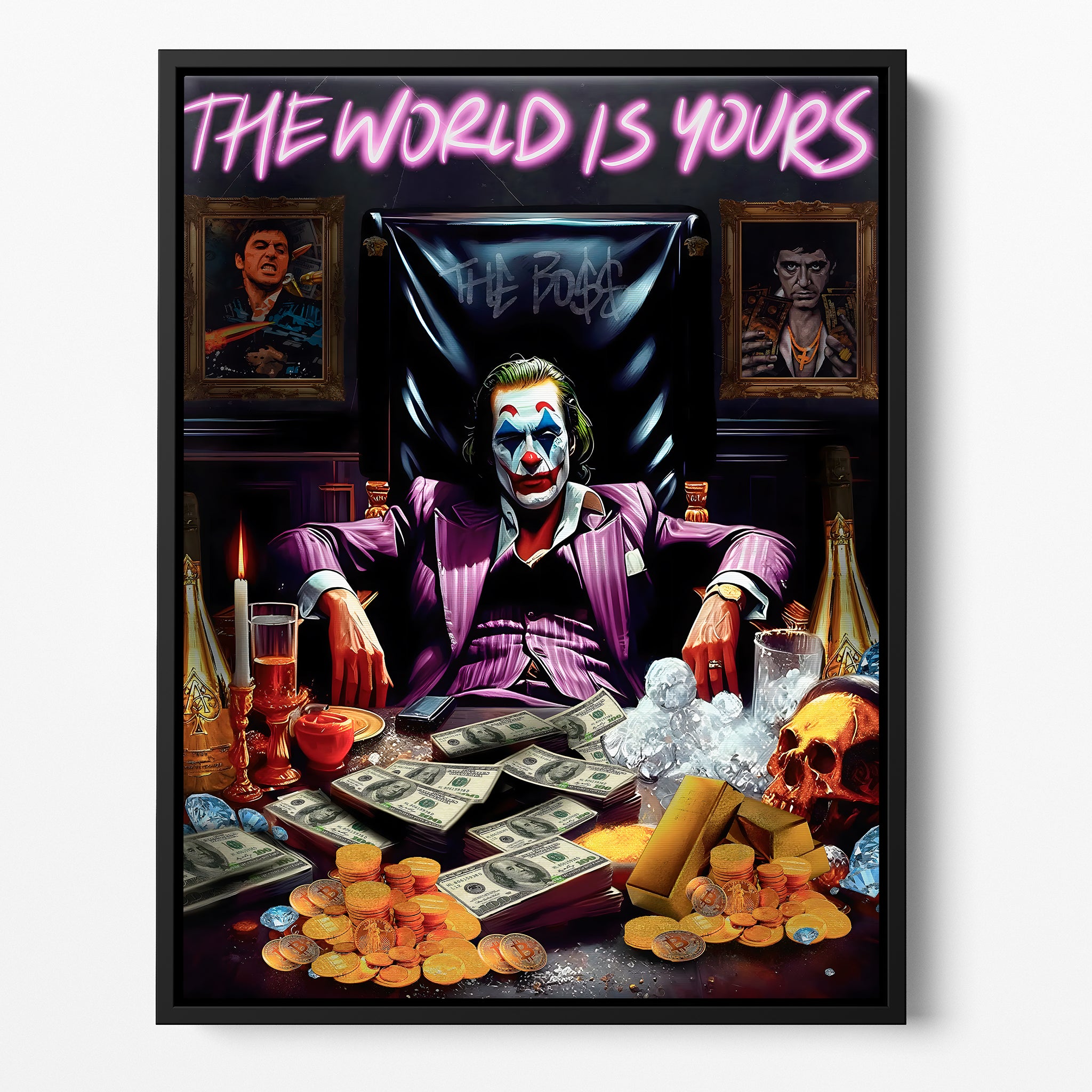 "THE WORLD IS YOURS"