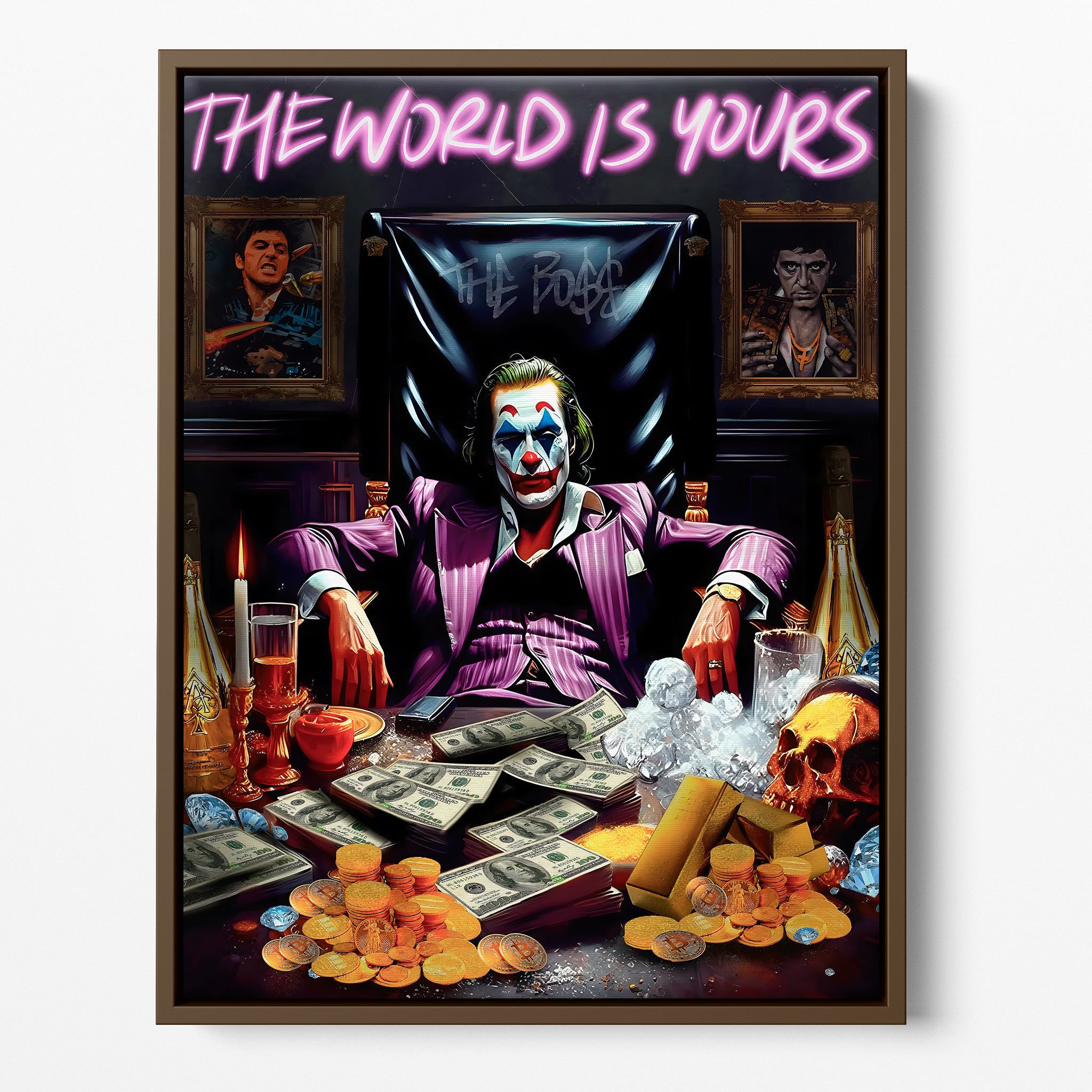 "THE WORLD IS YOURS"