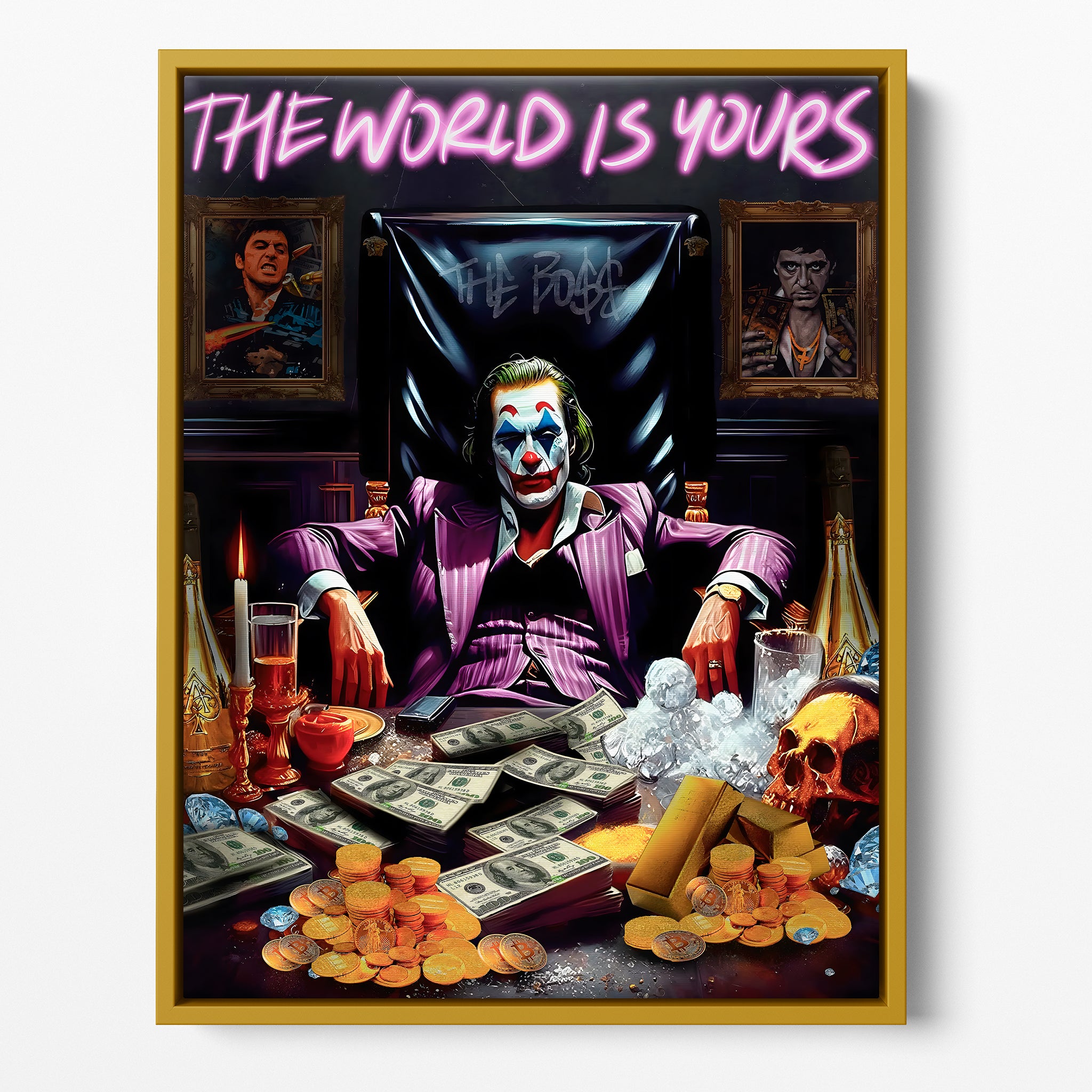 "THE WORLD IS YOURS"