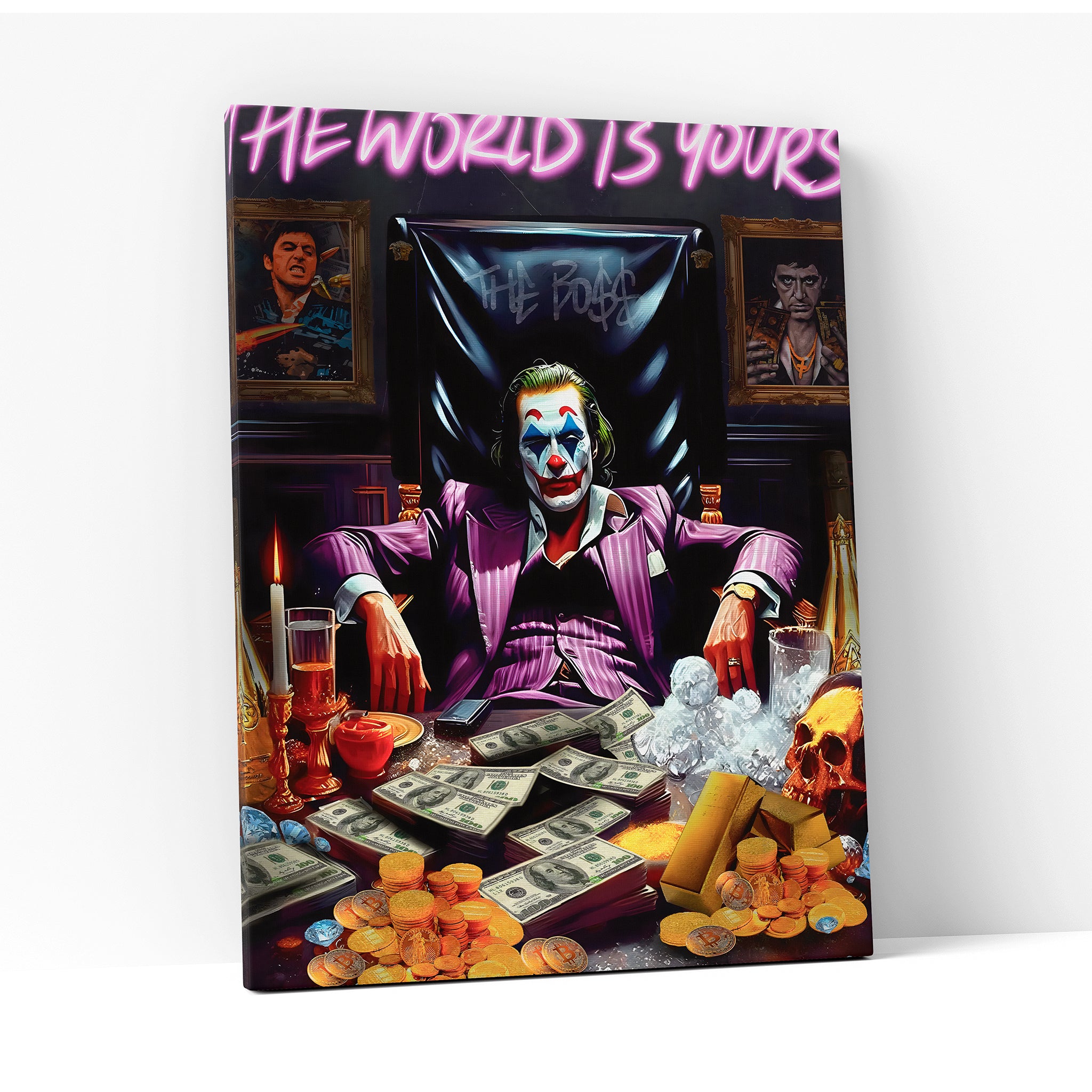 "THE WORLD IS YOURS"