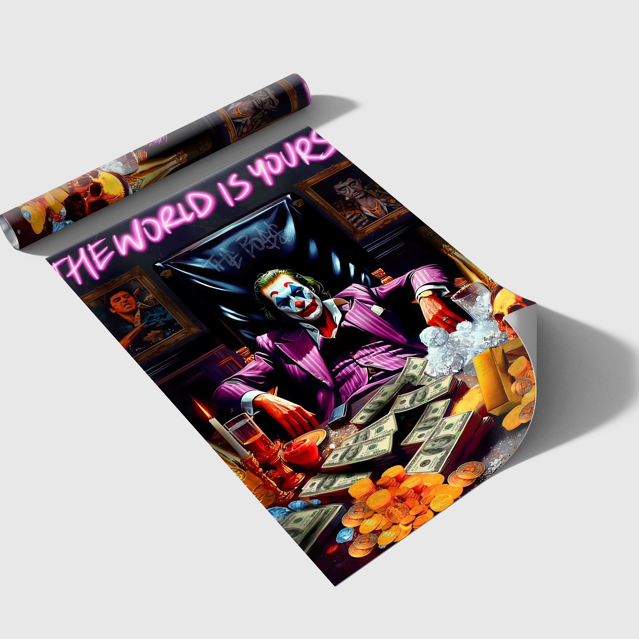 "THE WORLD IS YOURS"