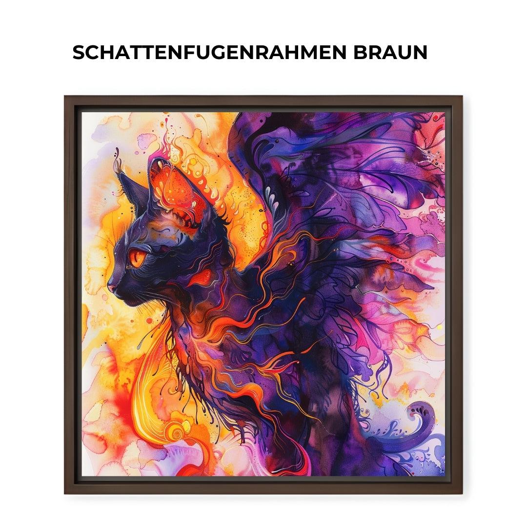 "FLYING CAT COLOR EXPLOSION"