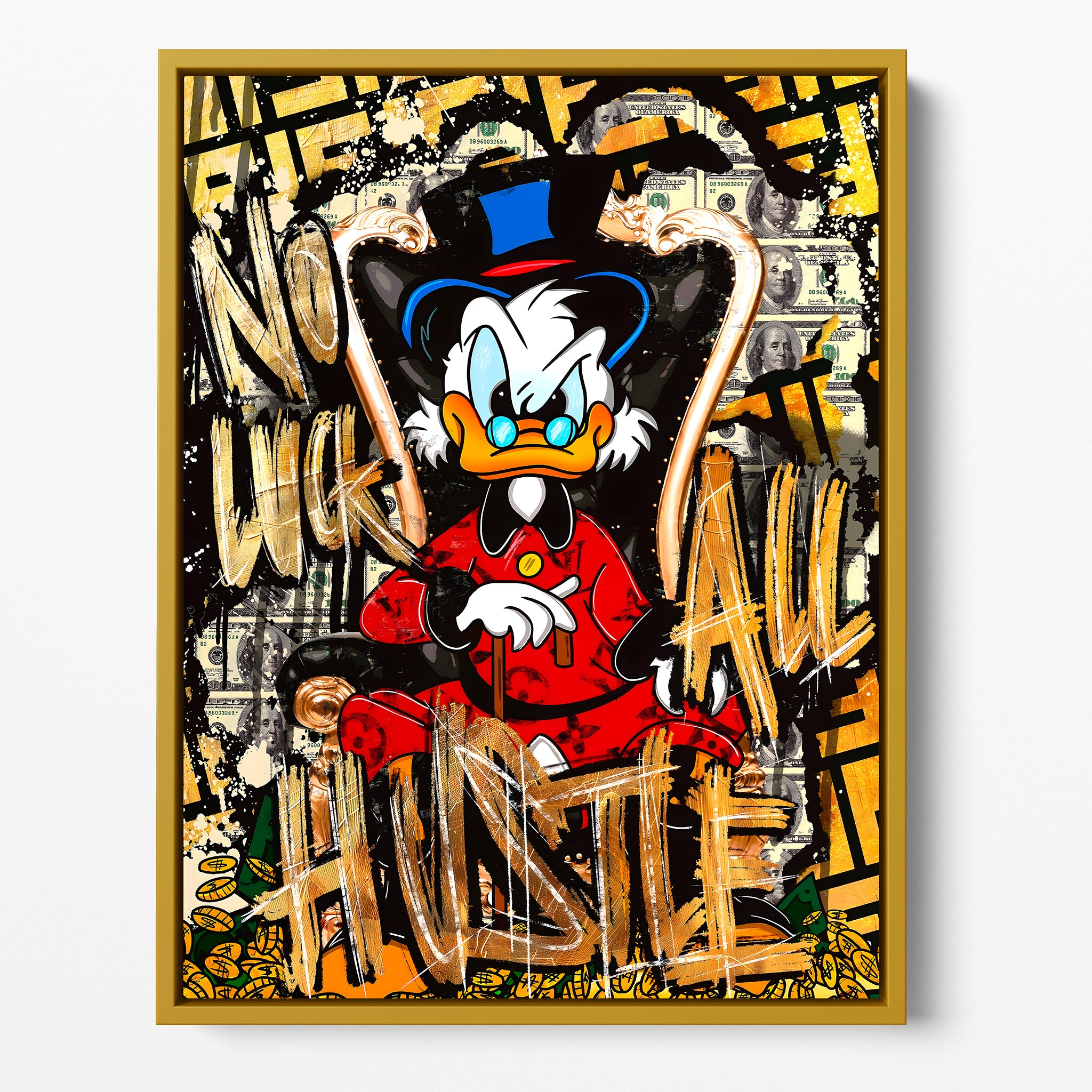 "NO LUCK, ALL HUSTLE"