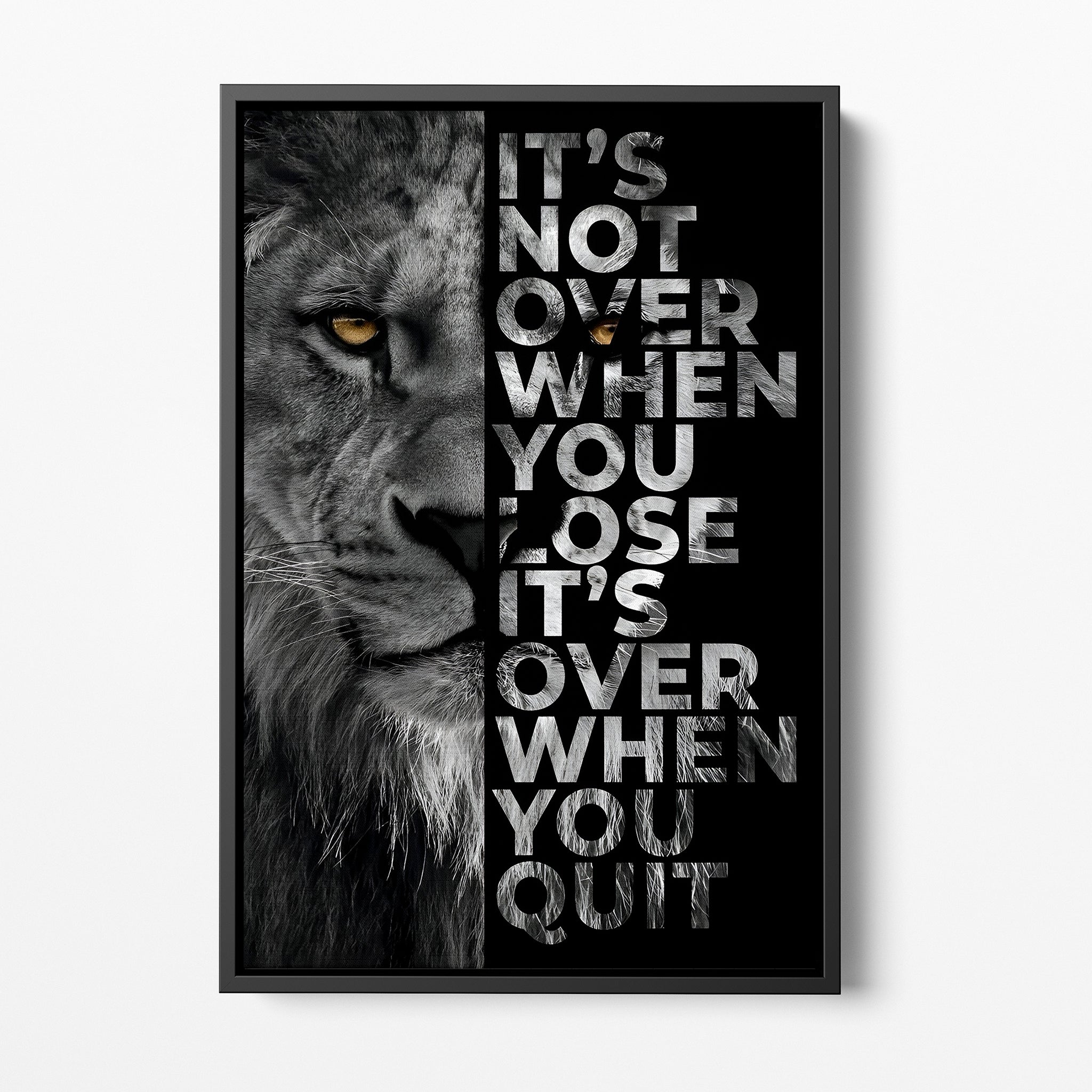 "ITS NOT OVER"