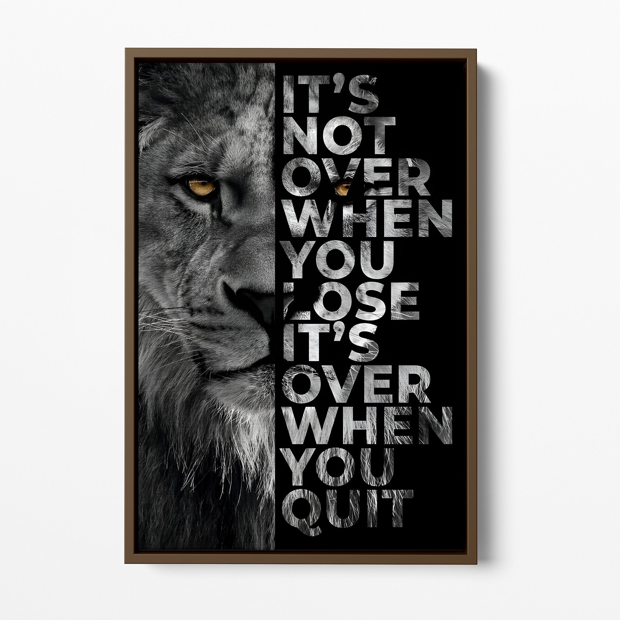 "ITS NOT OVER"