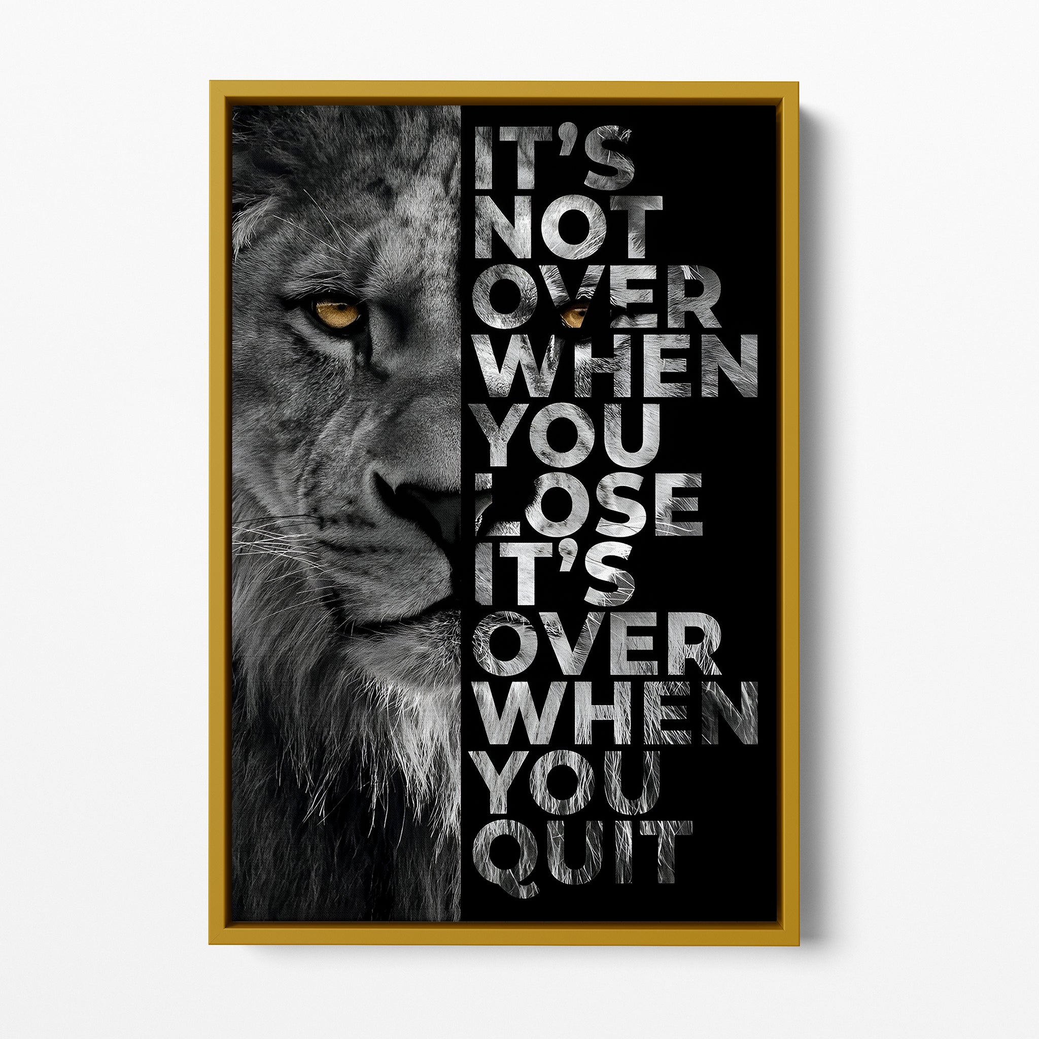 "ITS NOT OVER"