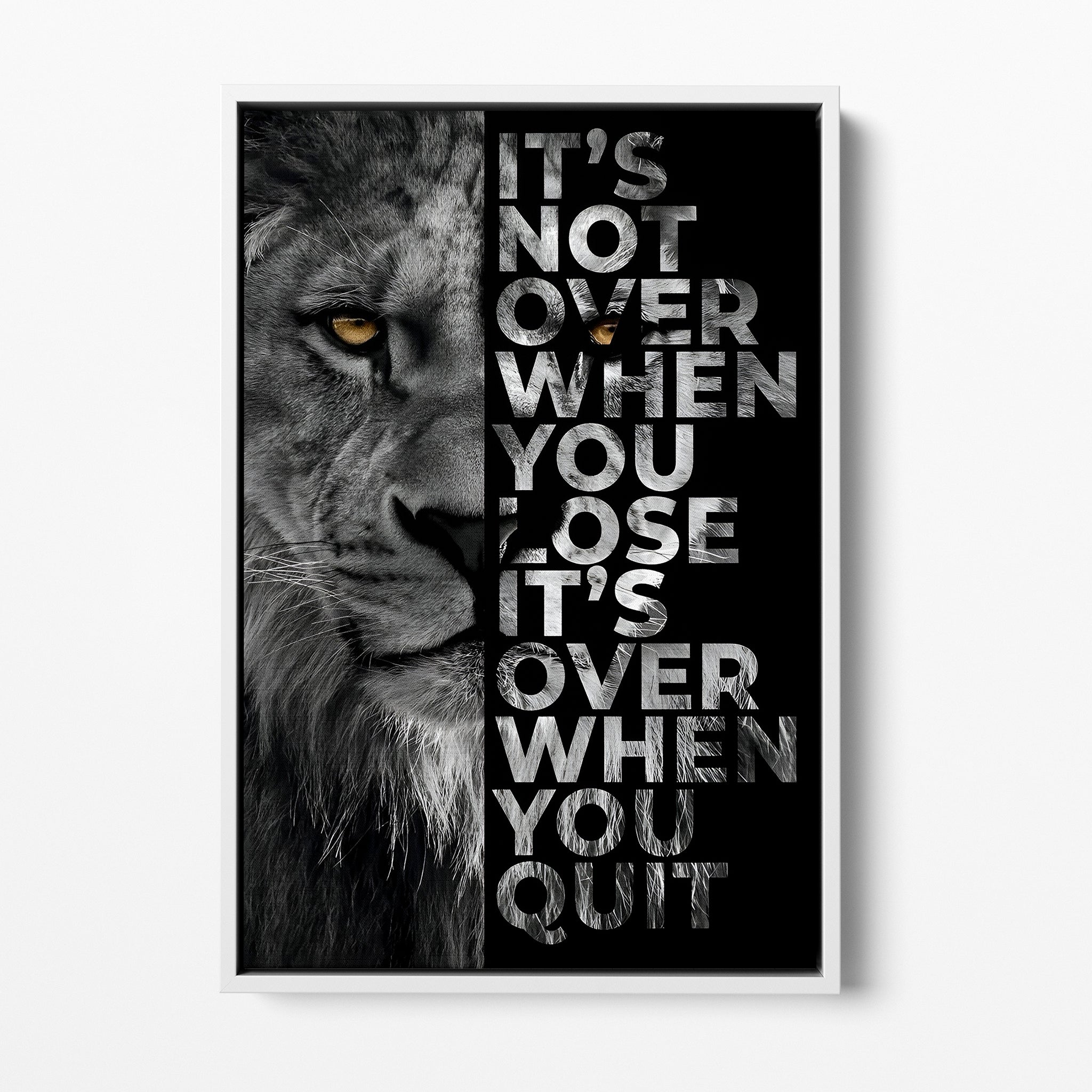 "ITS NOT OVER"