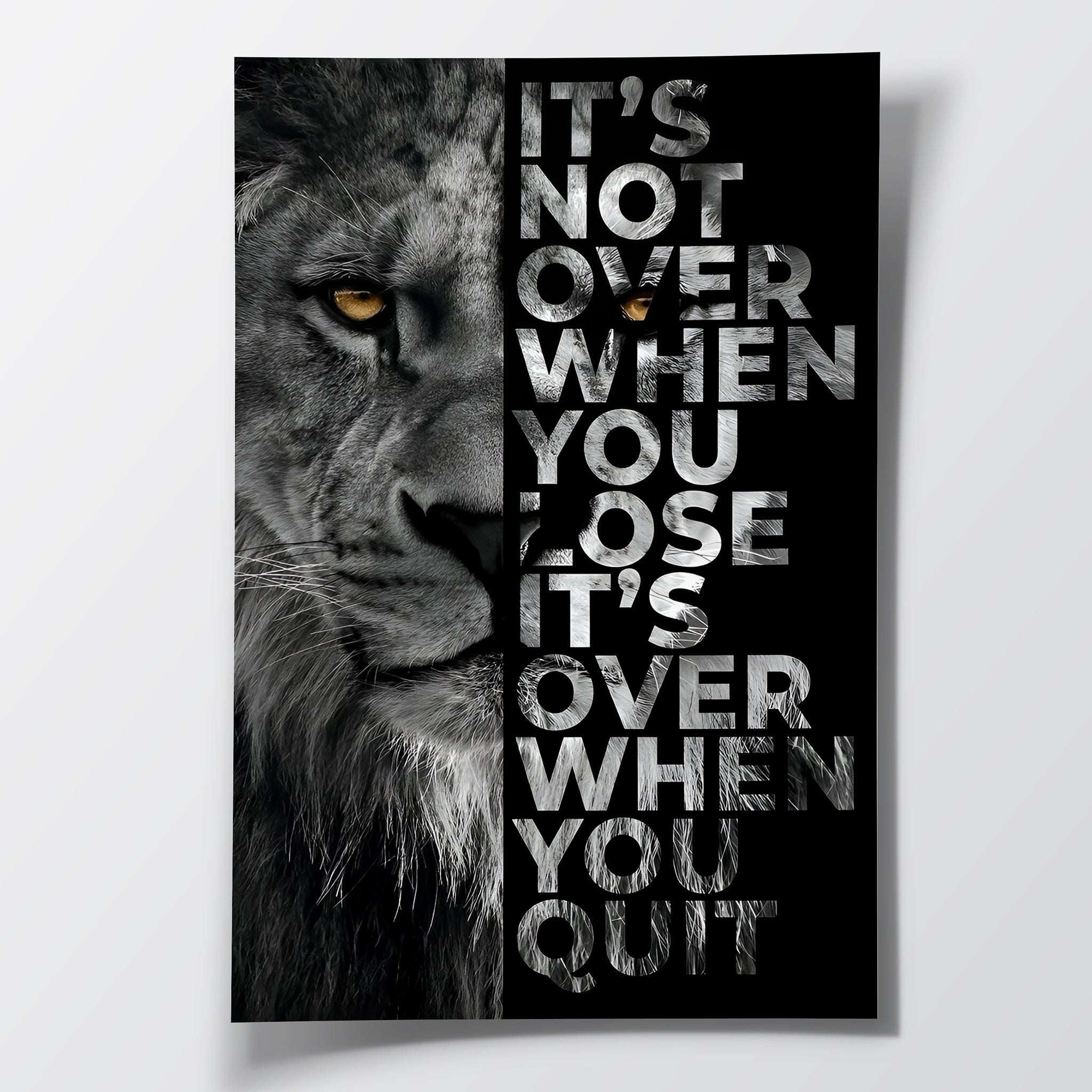 "ITS NOT OVER"