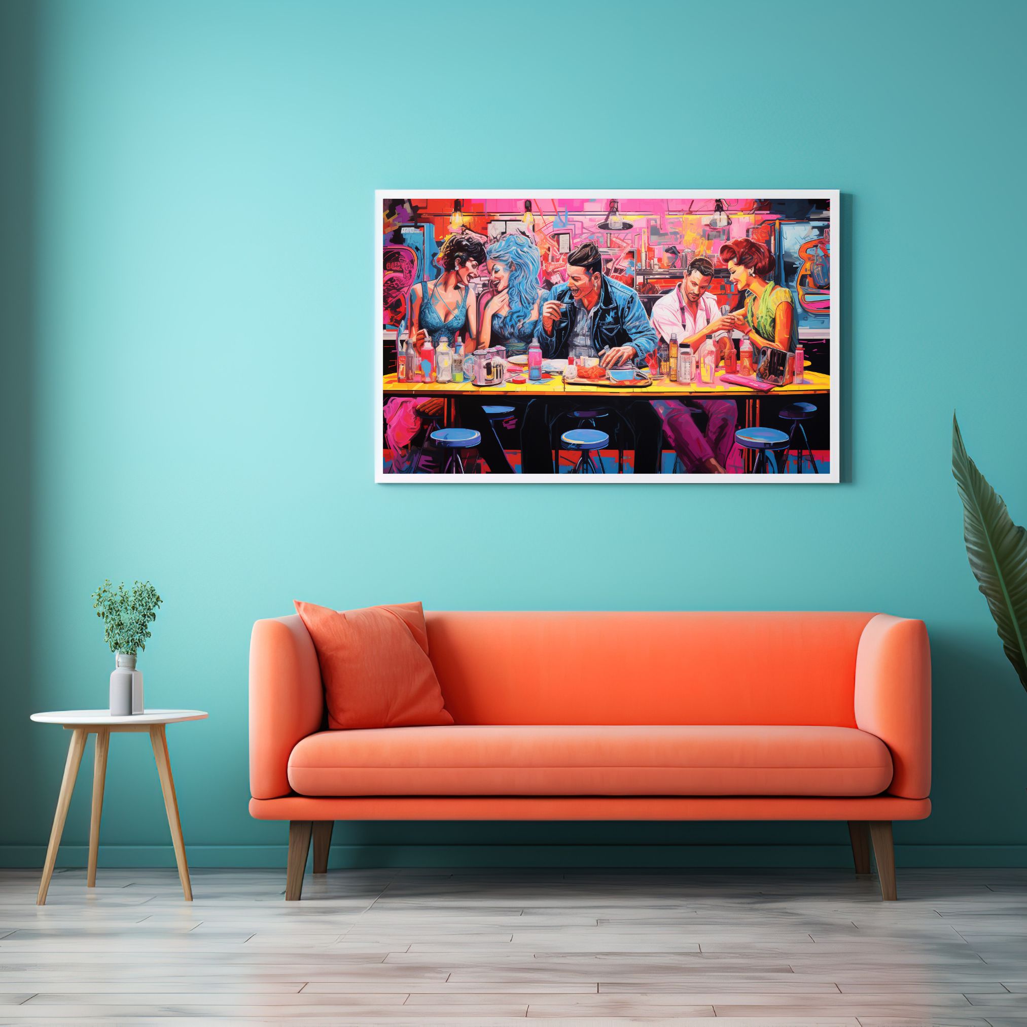 "RETRO RADIANCE: DINER DAYS IN POP ART"