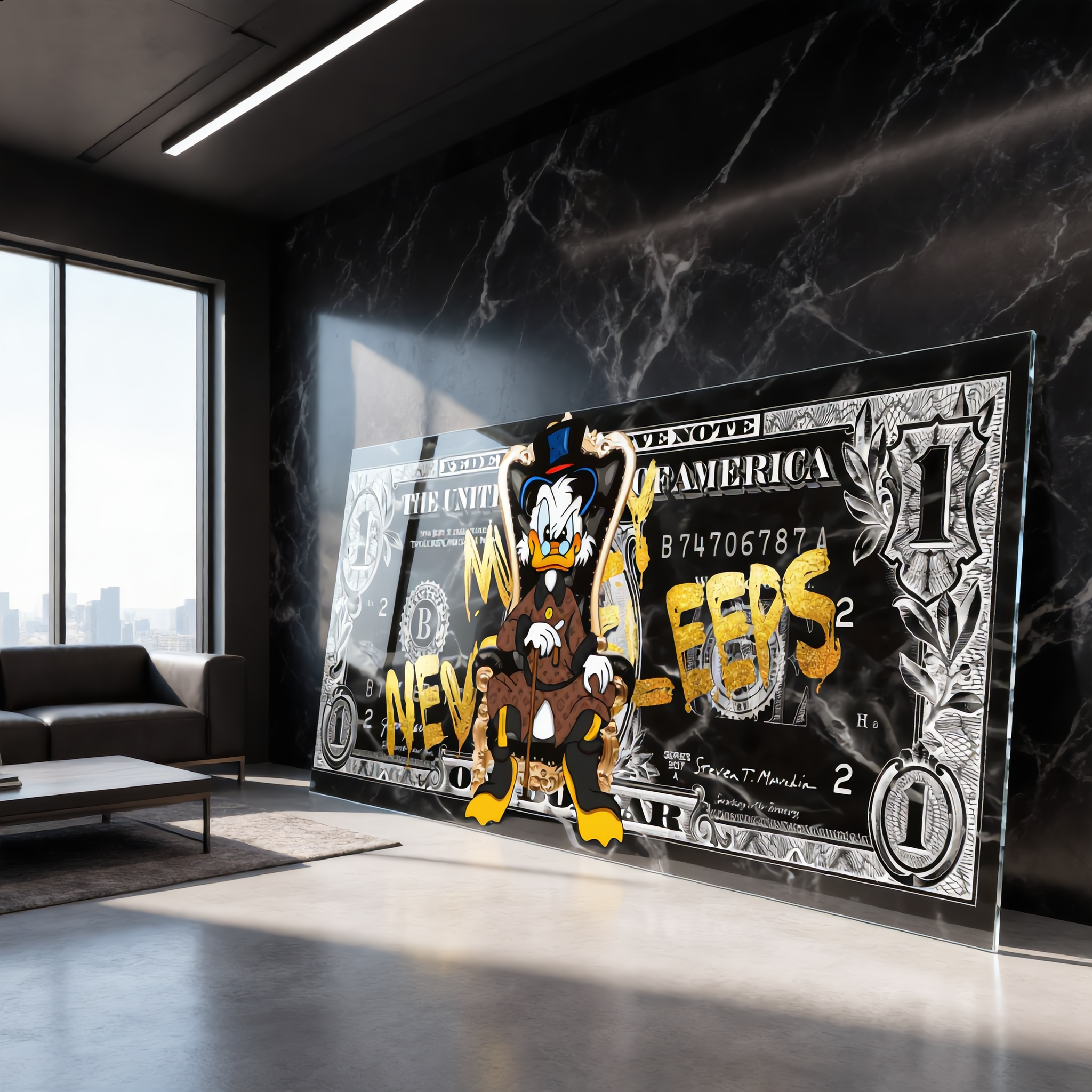 "MONEY NEVER SLEEPS"