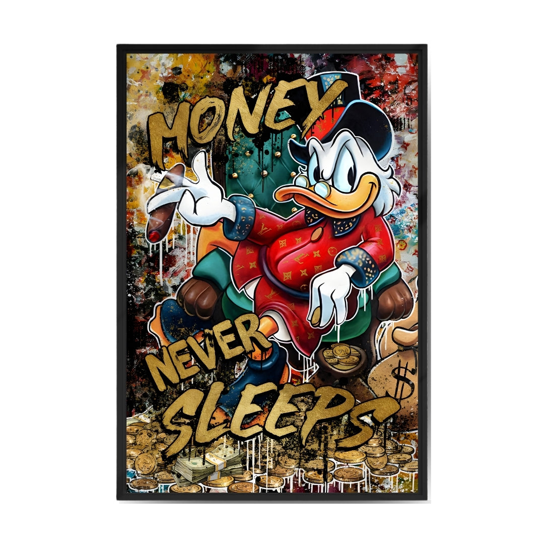 "MONEY NEVER SLEEPS"