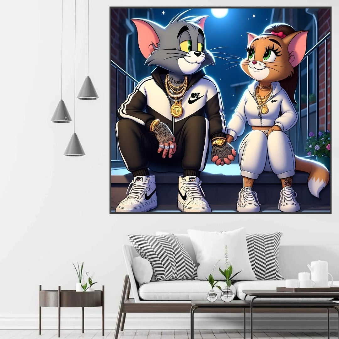 "THE CAT COUPLE"