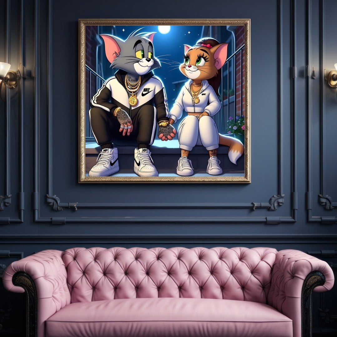 "THE CAT COUPLE"