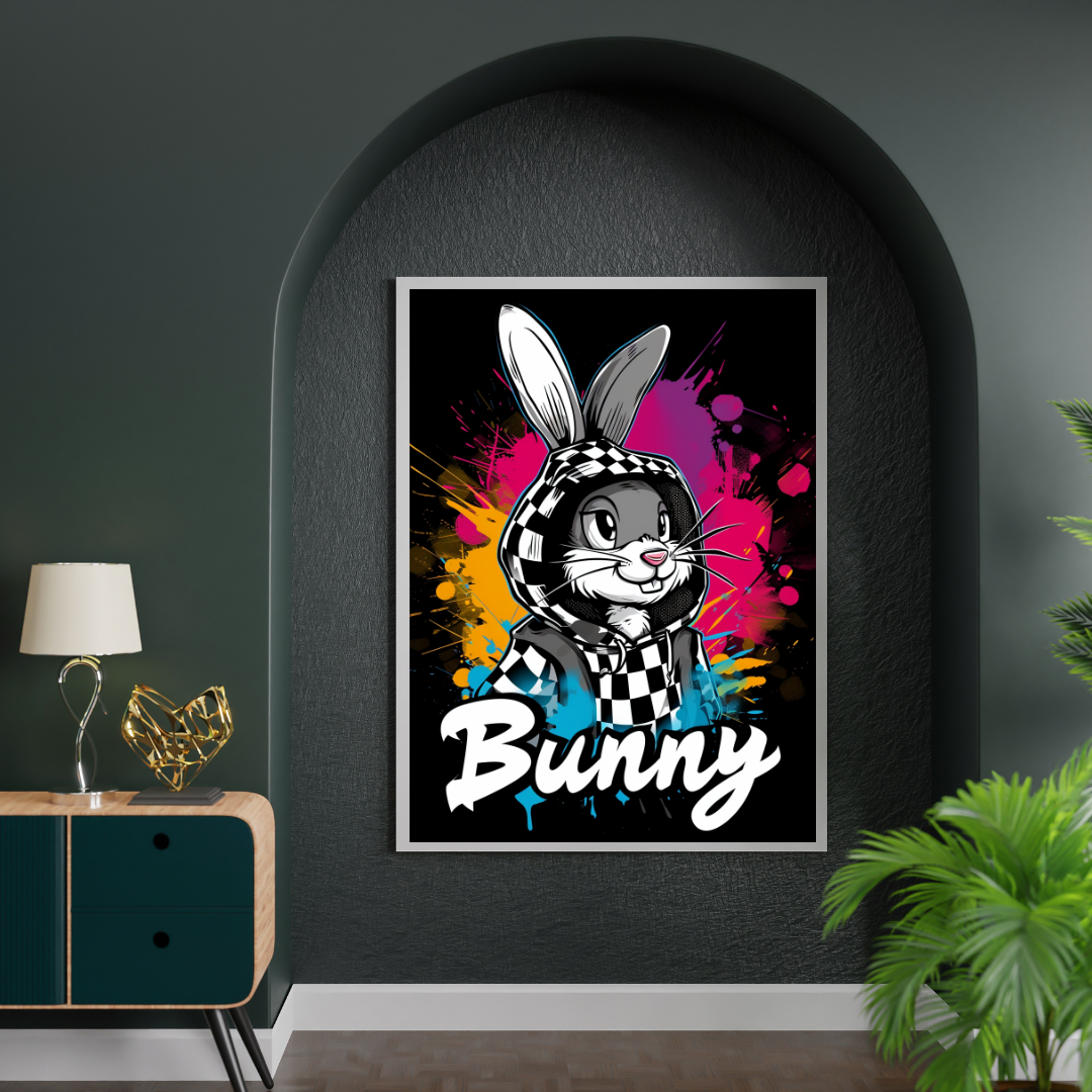 "BUNNY GRAFFITI ART"