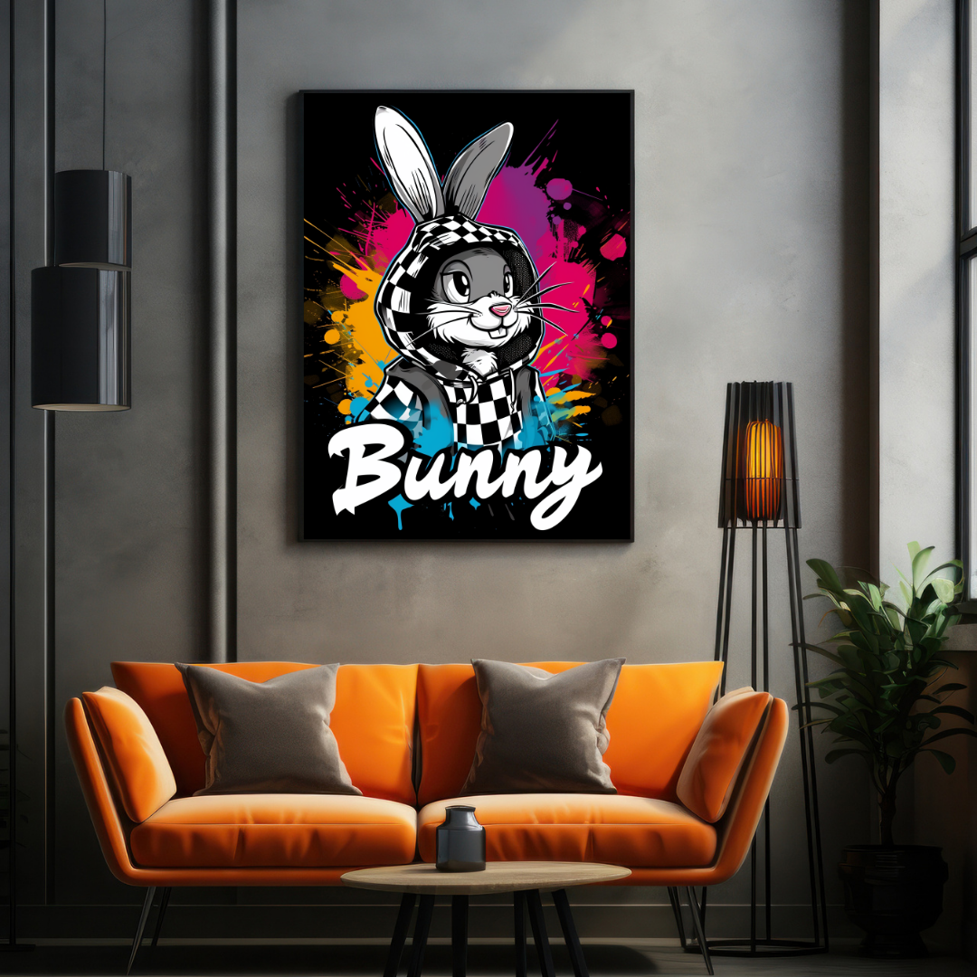 "BUNNY GRAFFITI ART"