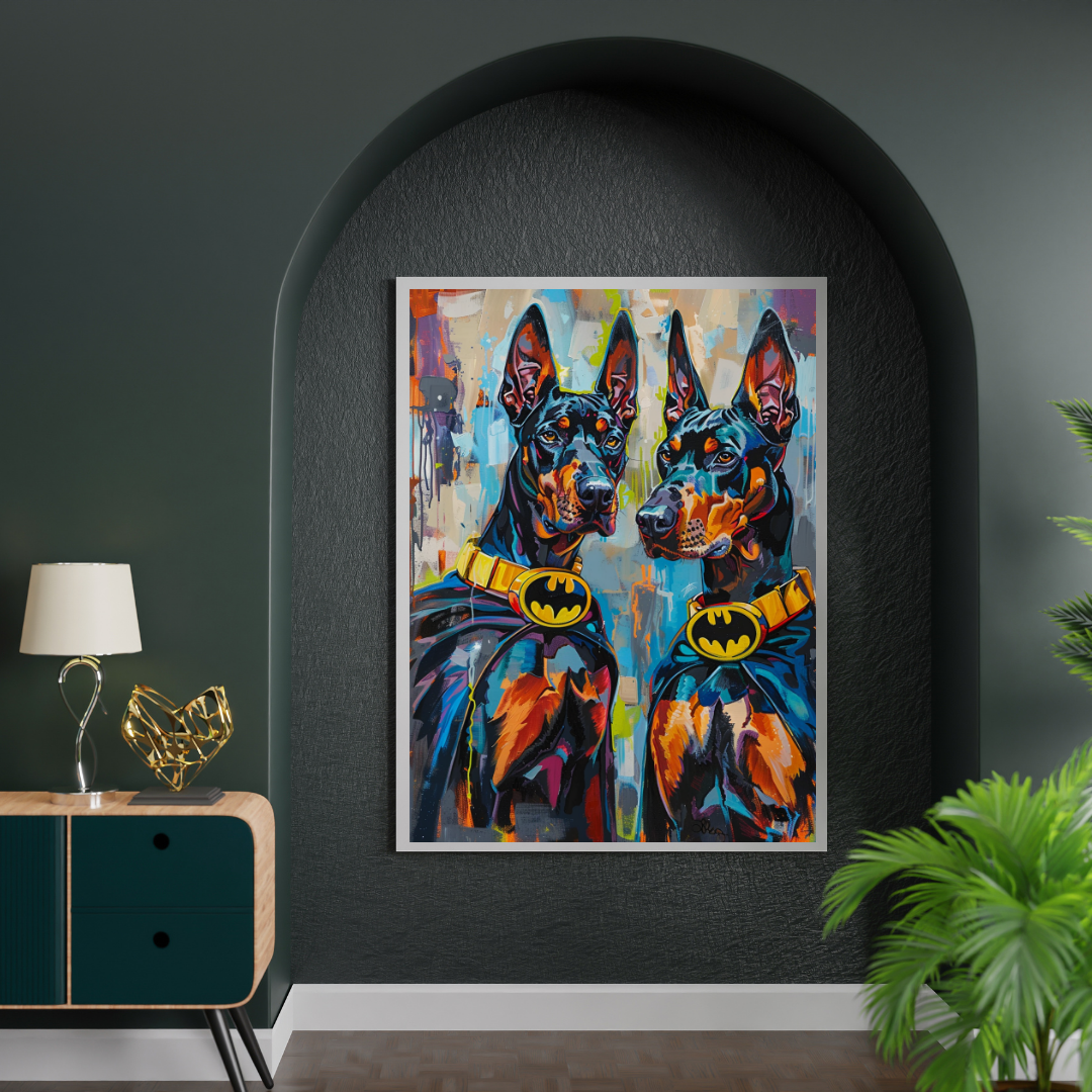 "BATMANS DOBERMANN"