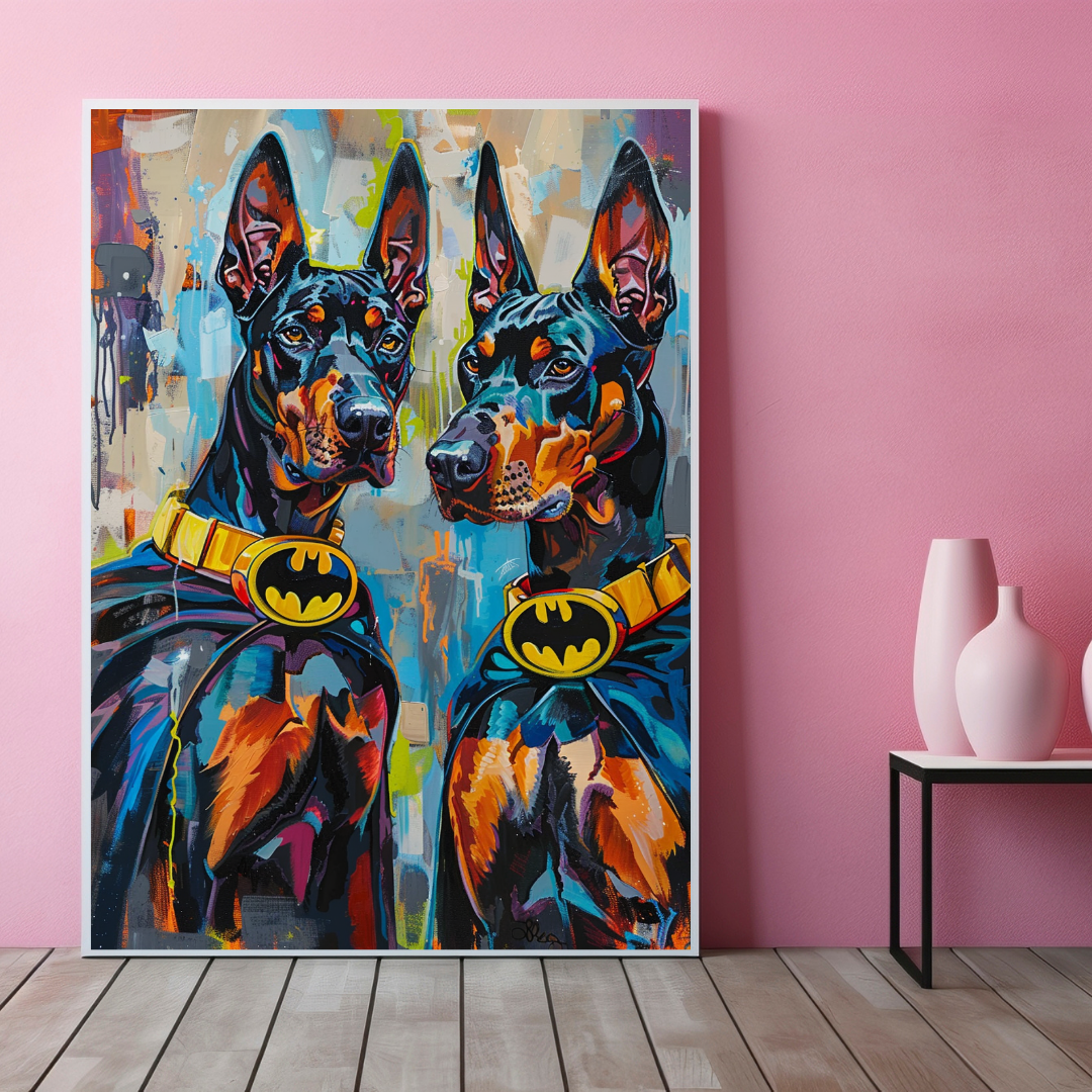 "BATMANS DOBERMANN"