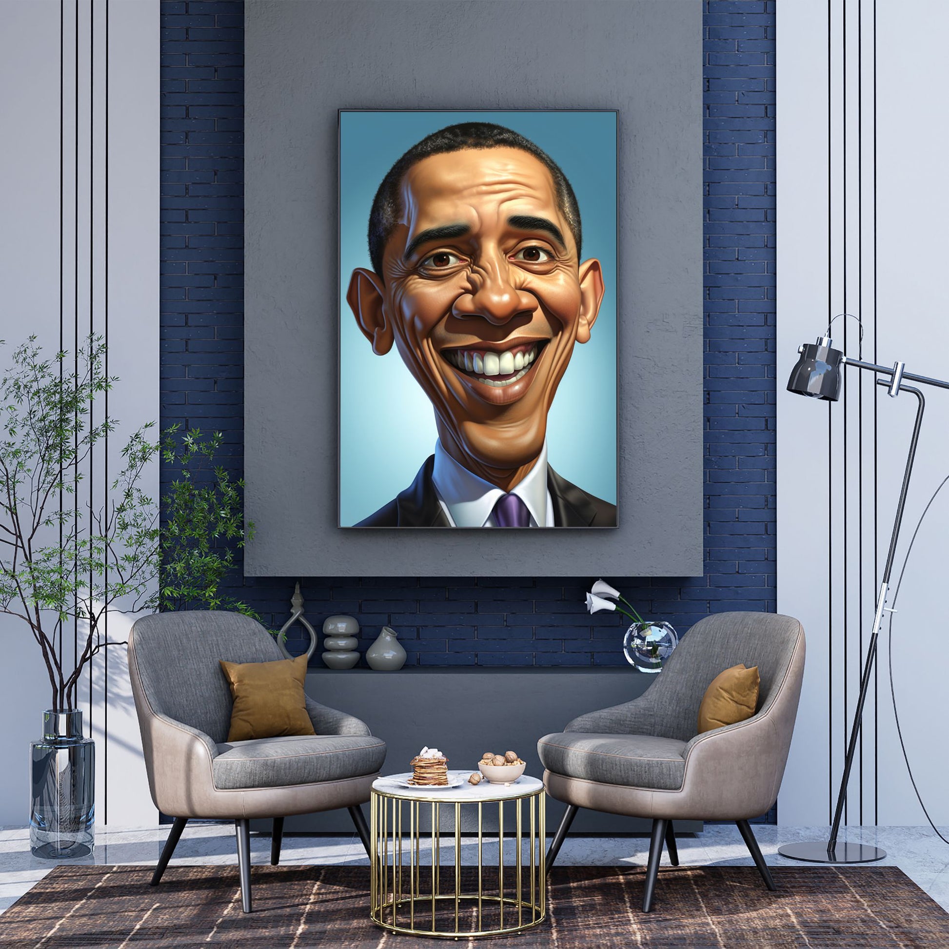 "CARICATURE BARACK OBAMA"