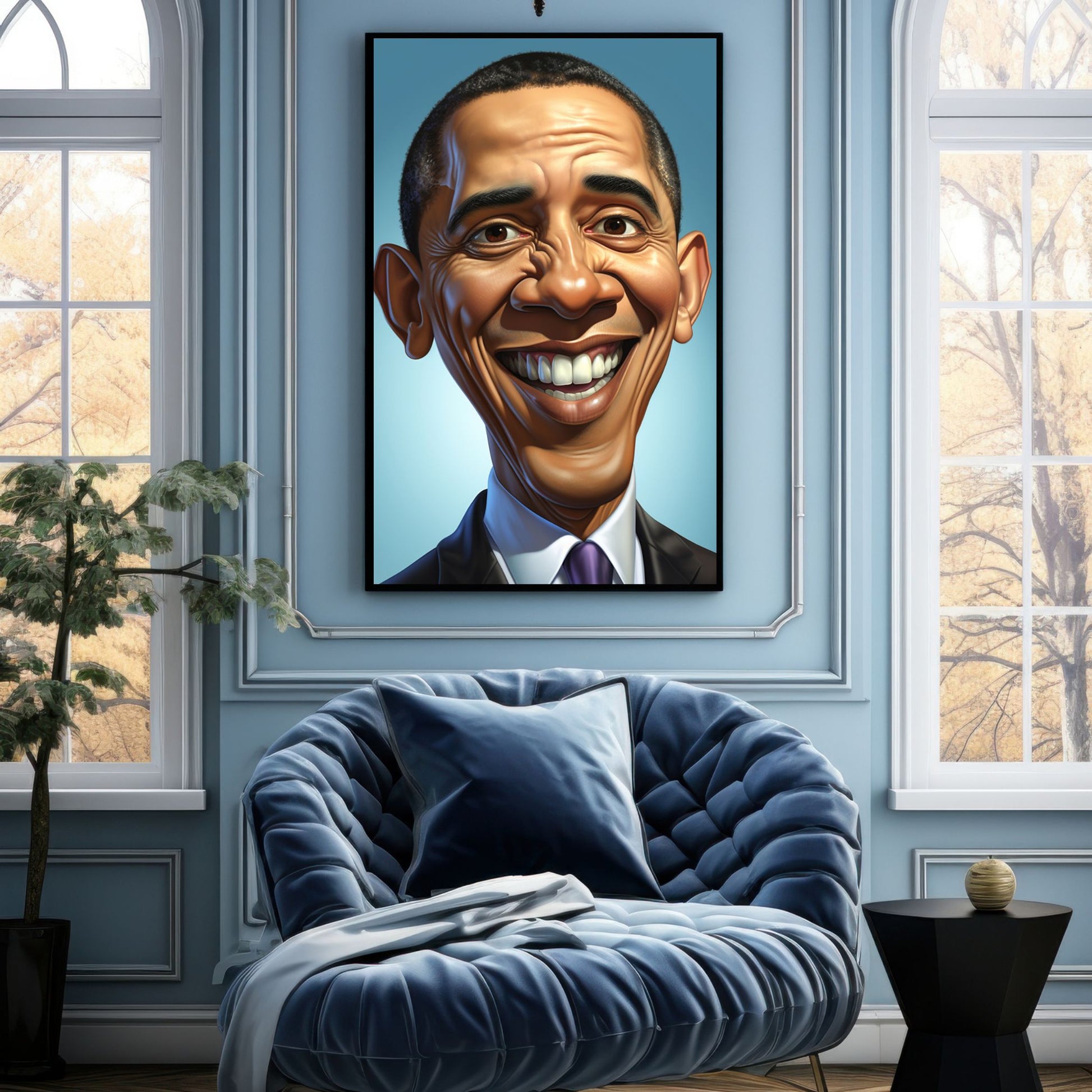 "CARICATURE BARACK OBAMA"