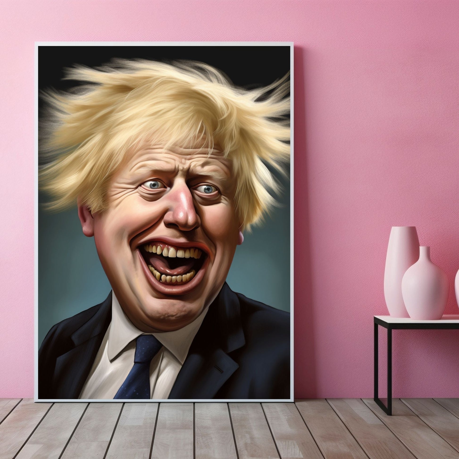 "CARICATURE BORIS JOHNSON"