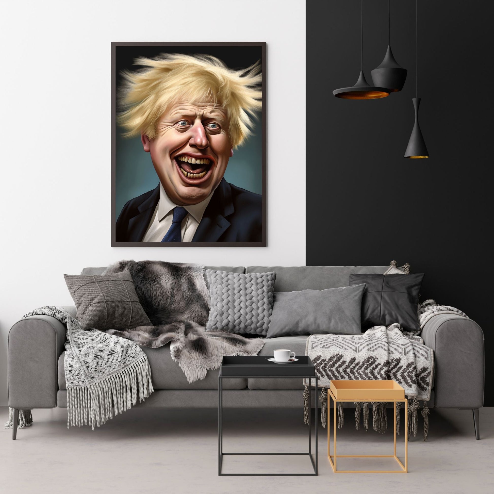 "CARICATURE BORIS JOHNSON"