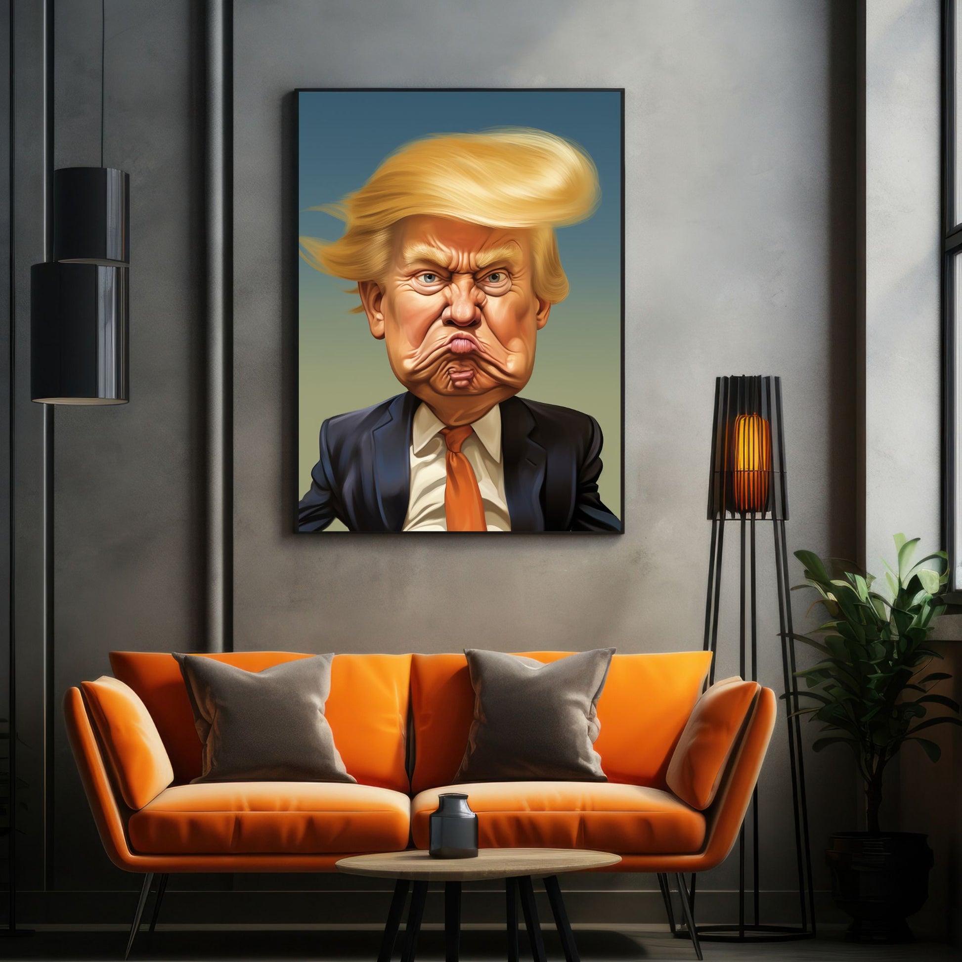 "CARICATURE DONALD TRUMP"