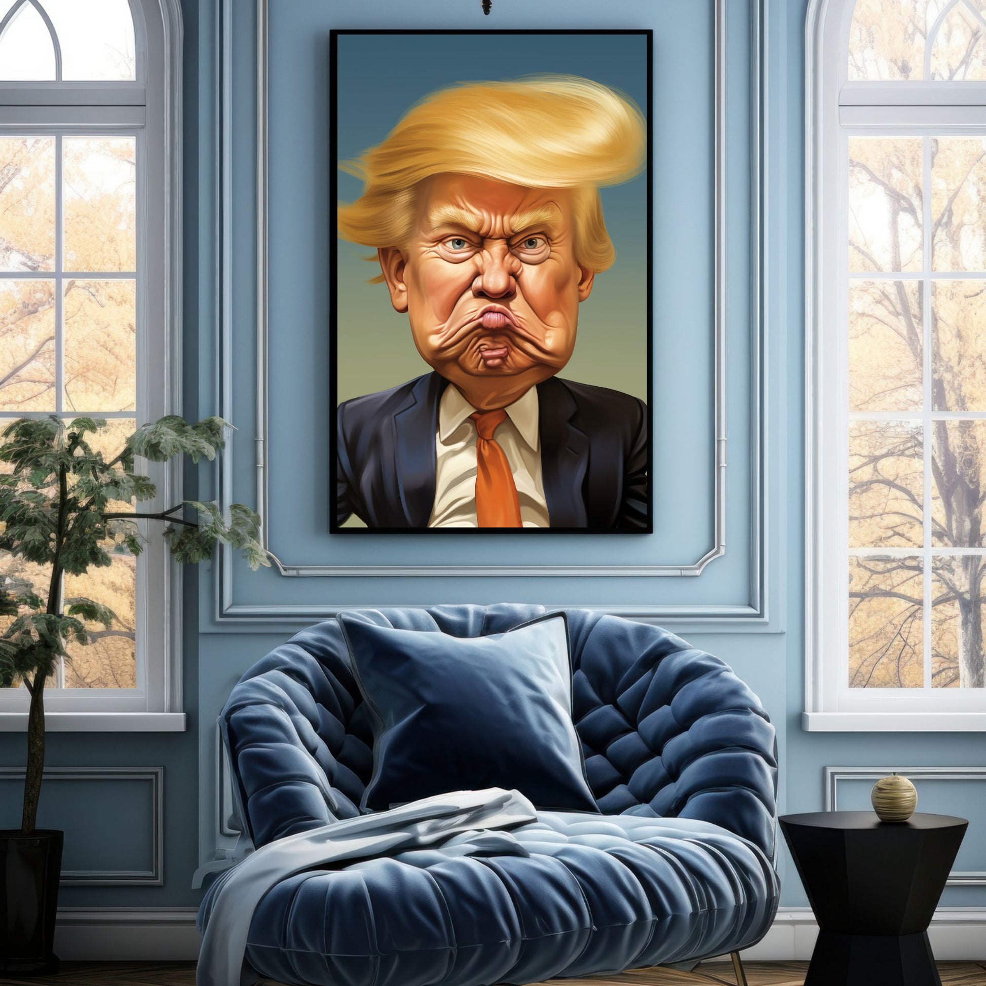 "CARICATURE DONALD TRUMP"