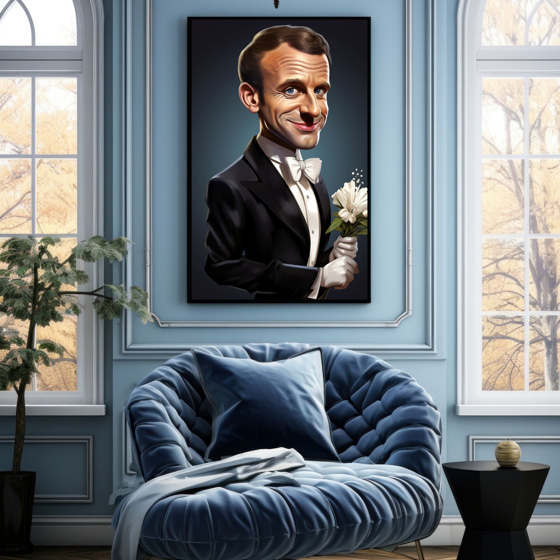 "CARICATURE EMMANUEL MACRON"