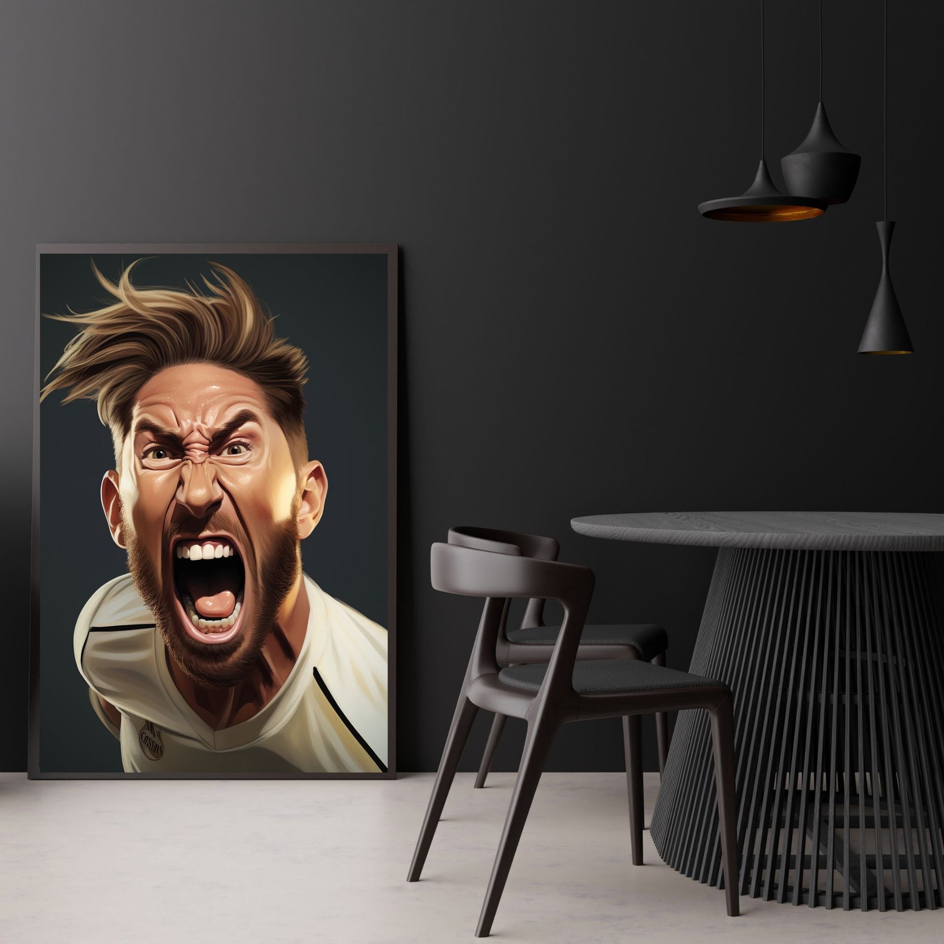 "CARICATURE OF SERGIO RAMOS"