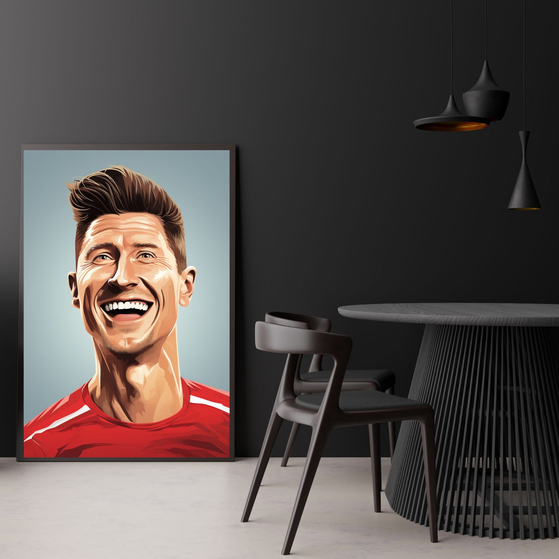 "CARICATURE ROBERT LEWANDOWSKI"