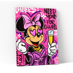 "CHEERS MINNIE"