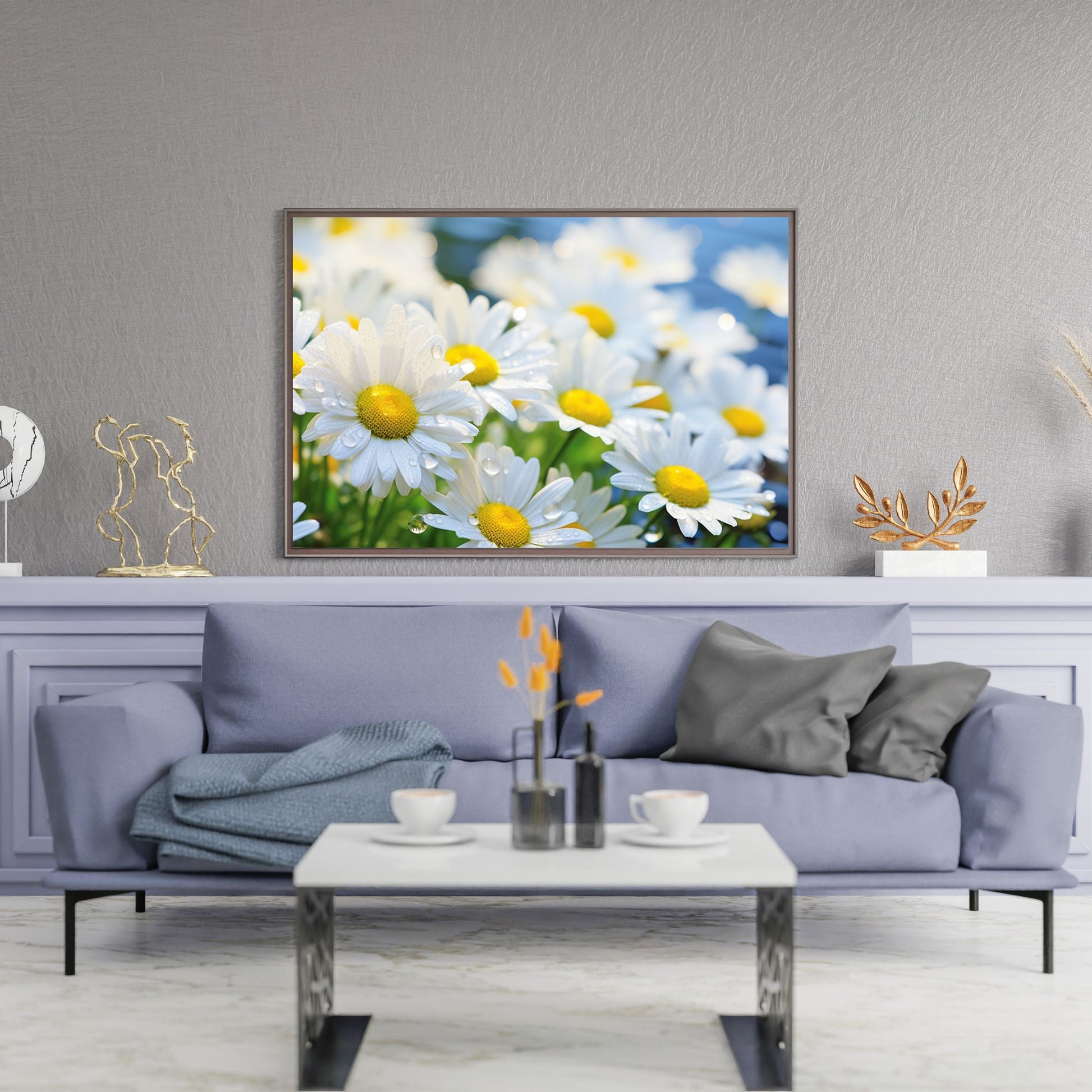 "DAISIES AT DAYBREAK"