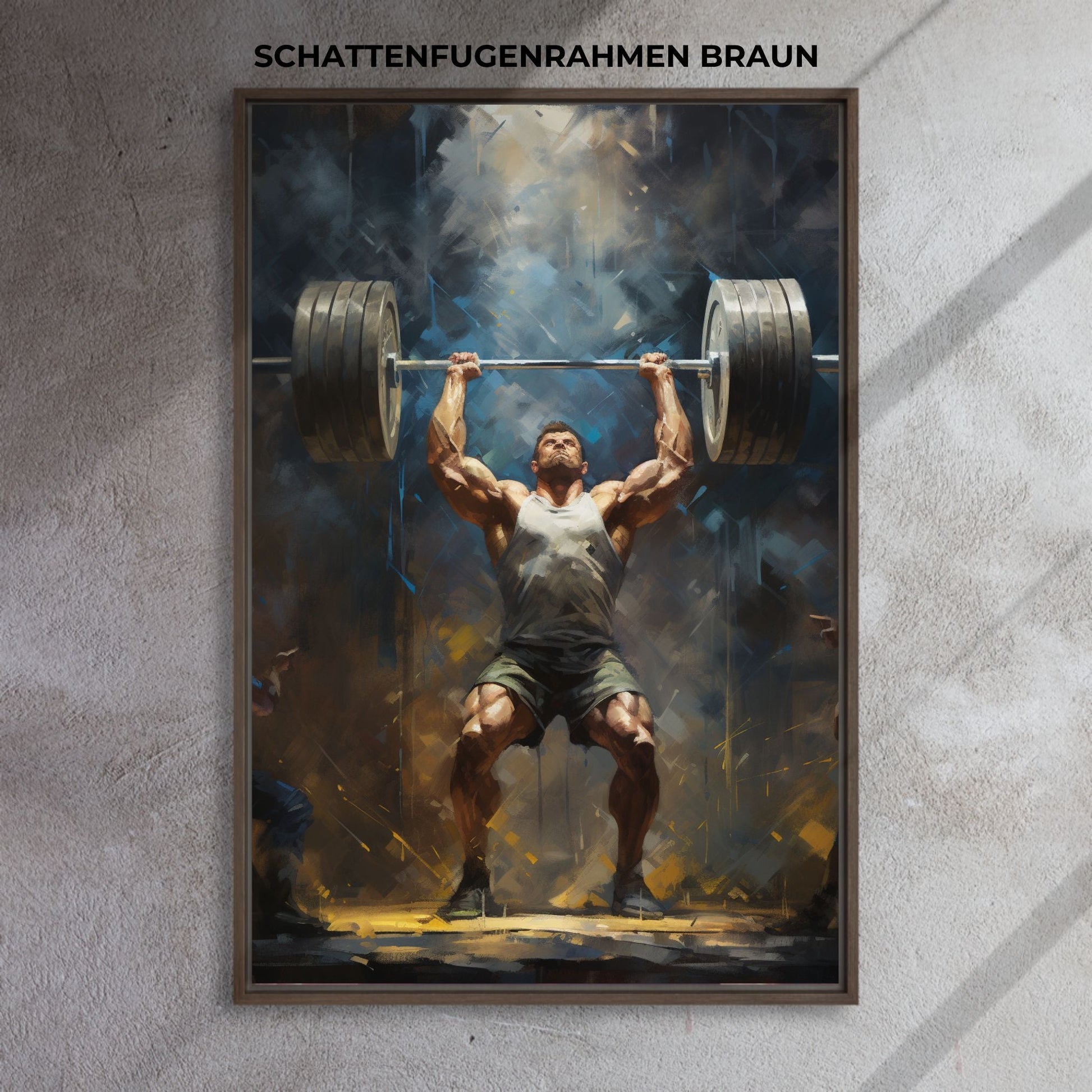 "DRAMATIC WEIGHTLIFTING MOMENT"