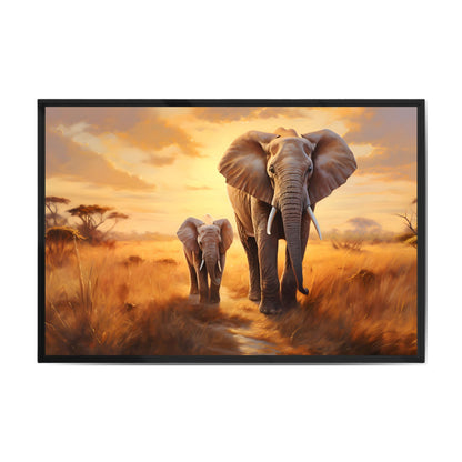 ELEPHANTS WALKING