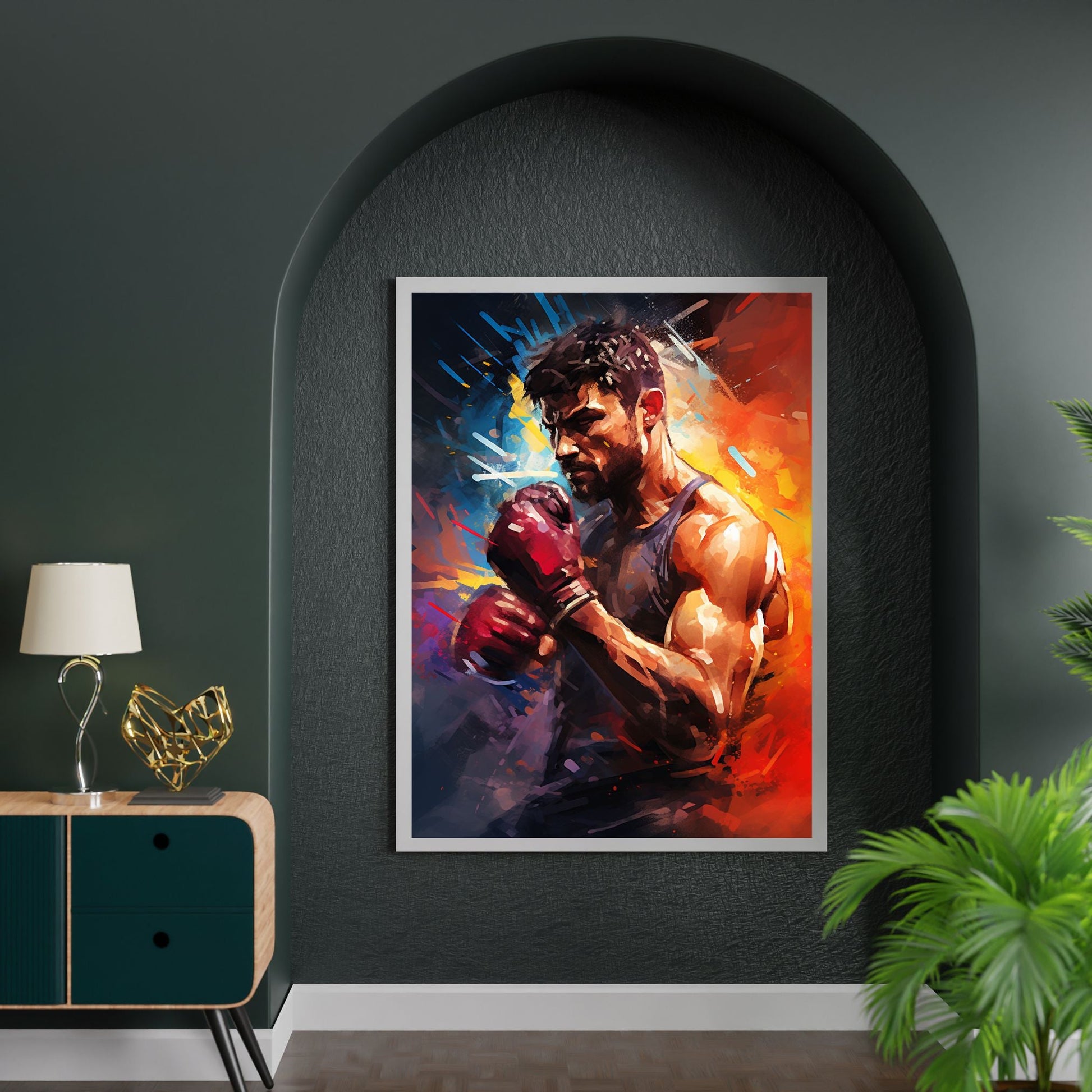 "FIGHTER'S FURY: A SPLASH OF A BOXER" 4