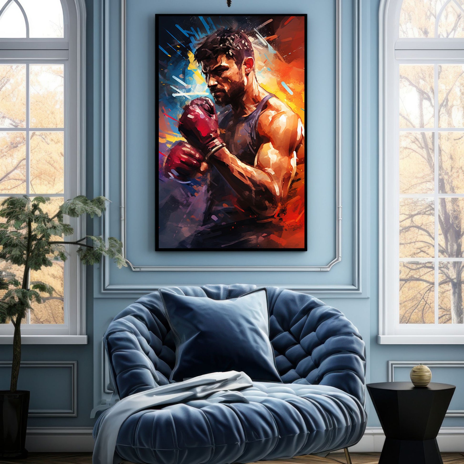 "FIGHTER'S FURY: A SPLASH OF A BOXER" 4