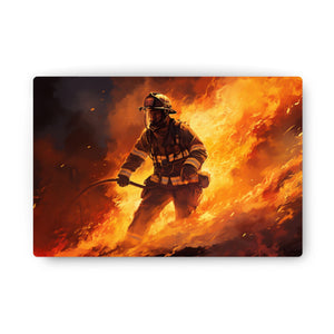 "FLAME WARRIOR: THE FIREFIGHTER'S COURAGE"