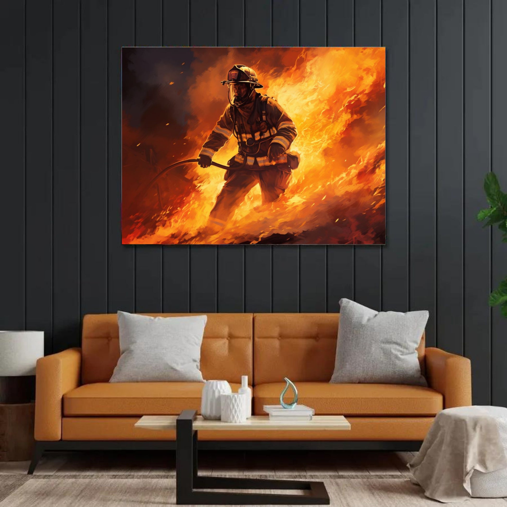 "FLAME WARRIOR: THE FIREFIGHTER'S COURAGE"