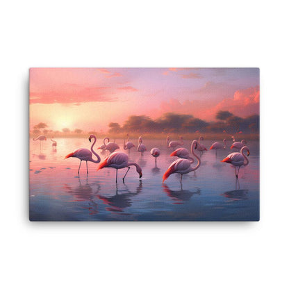 FLOCK OF FLAMINGOS 4