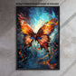 "FLUTTER IN MOTION: DYNAMIC SPLASH BUTTERFLY"