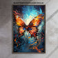 "FLUTTER IN MOTION: DYNAMIC SPLASH BUTTERFLY"