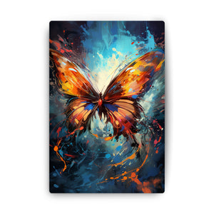 "FLUTTER IN MOTION: DYNAMIC SPLASH BUTTERFLY"