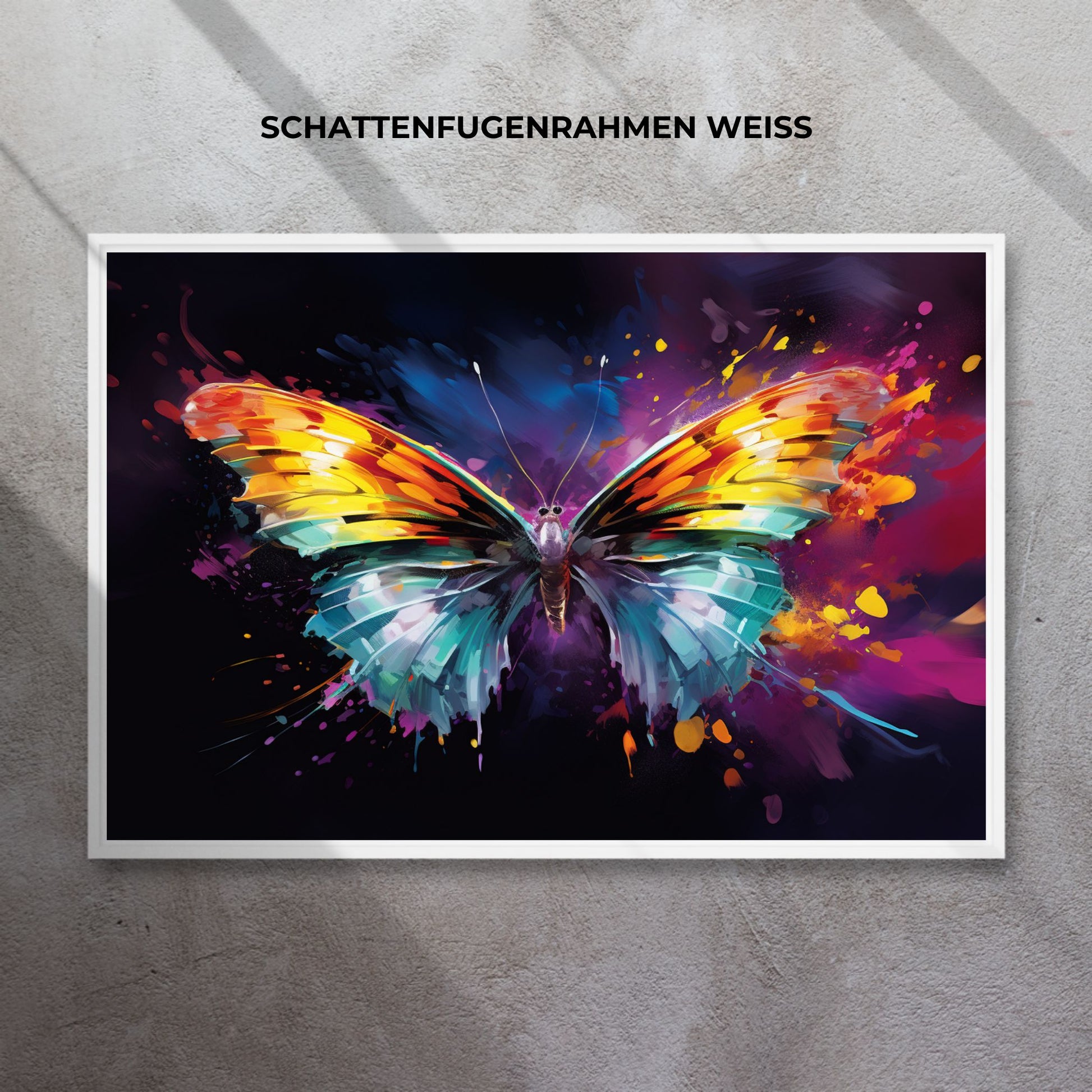 "FLUTTER IN MOTION: DYNAMIC SPLASH BUTTERFLY" 3