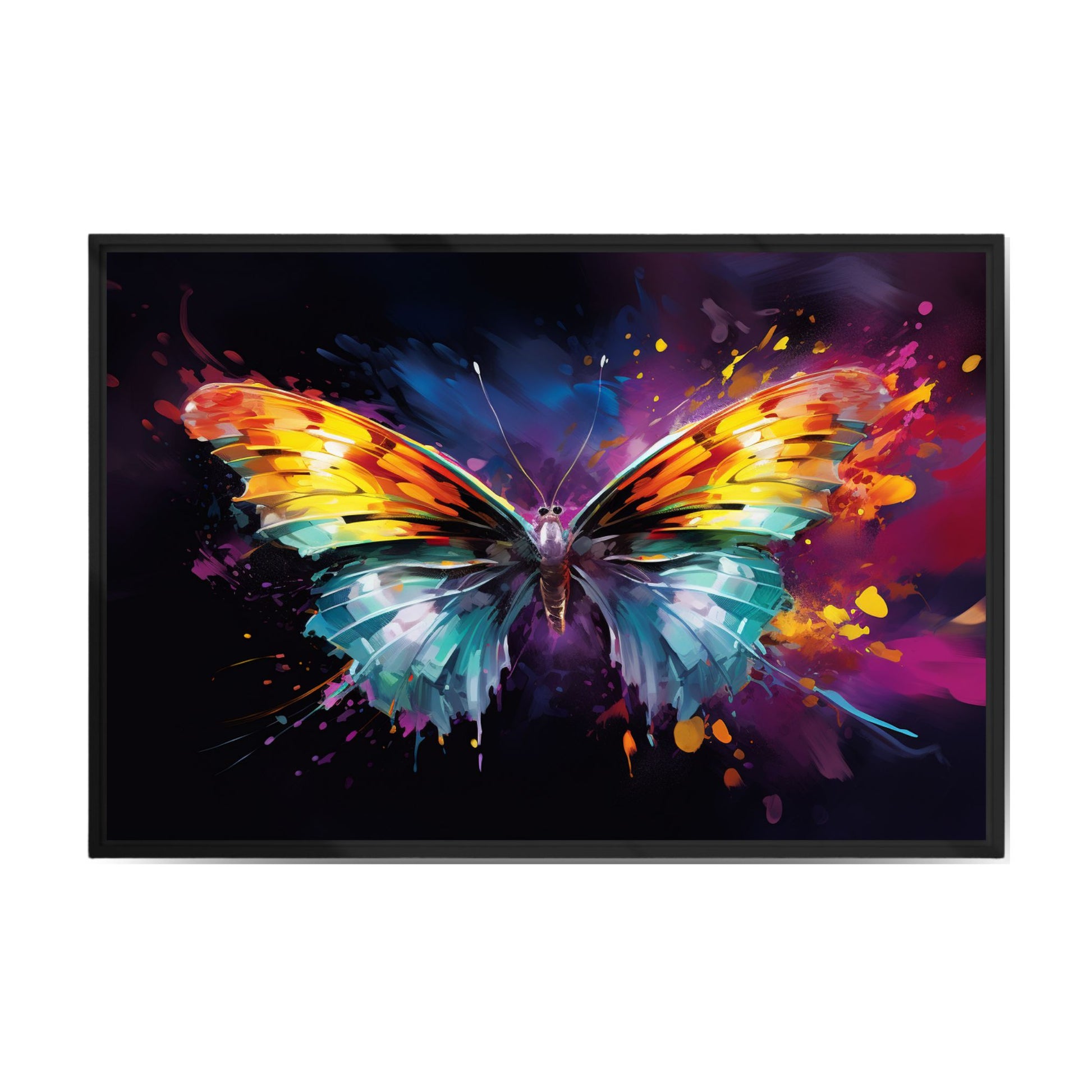 "FLUTTER IN MOTION: DYNAMIC SPLASH BUTTERFLY" 3