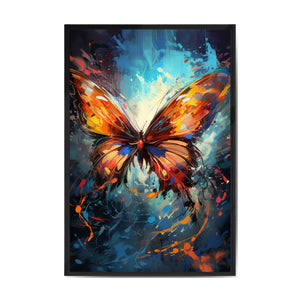 "FLUTTER IN MOTION: DYNAMIC SPLASH BUTTERFLY"