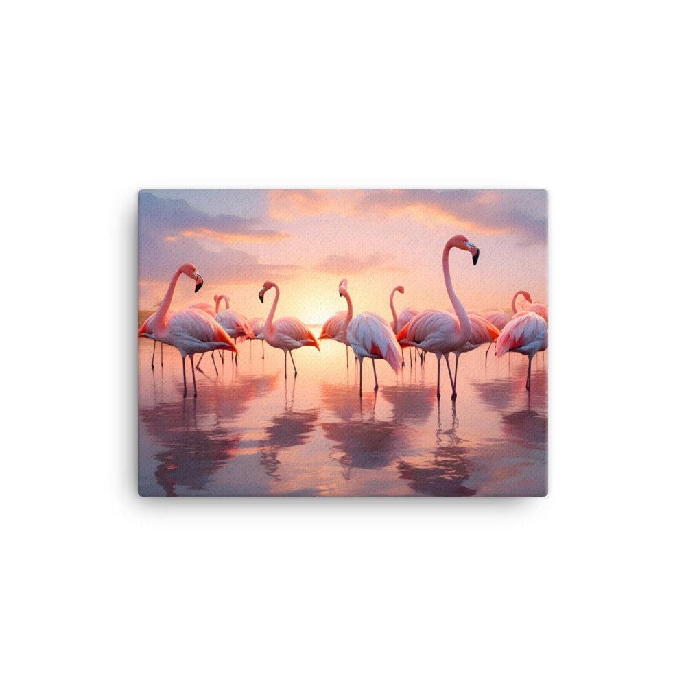 FLOCK OF FLAMINGOS