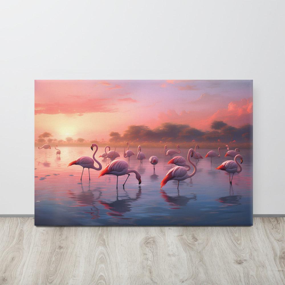 FLOCK OF FLAMINGOS 4