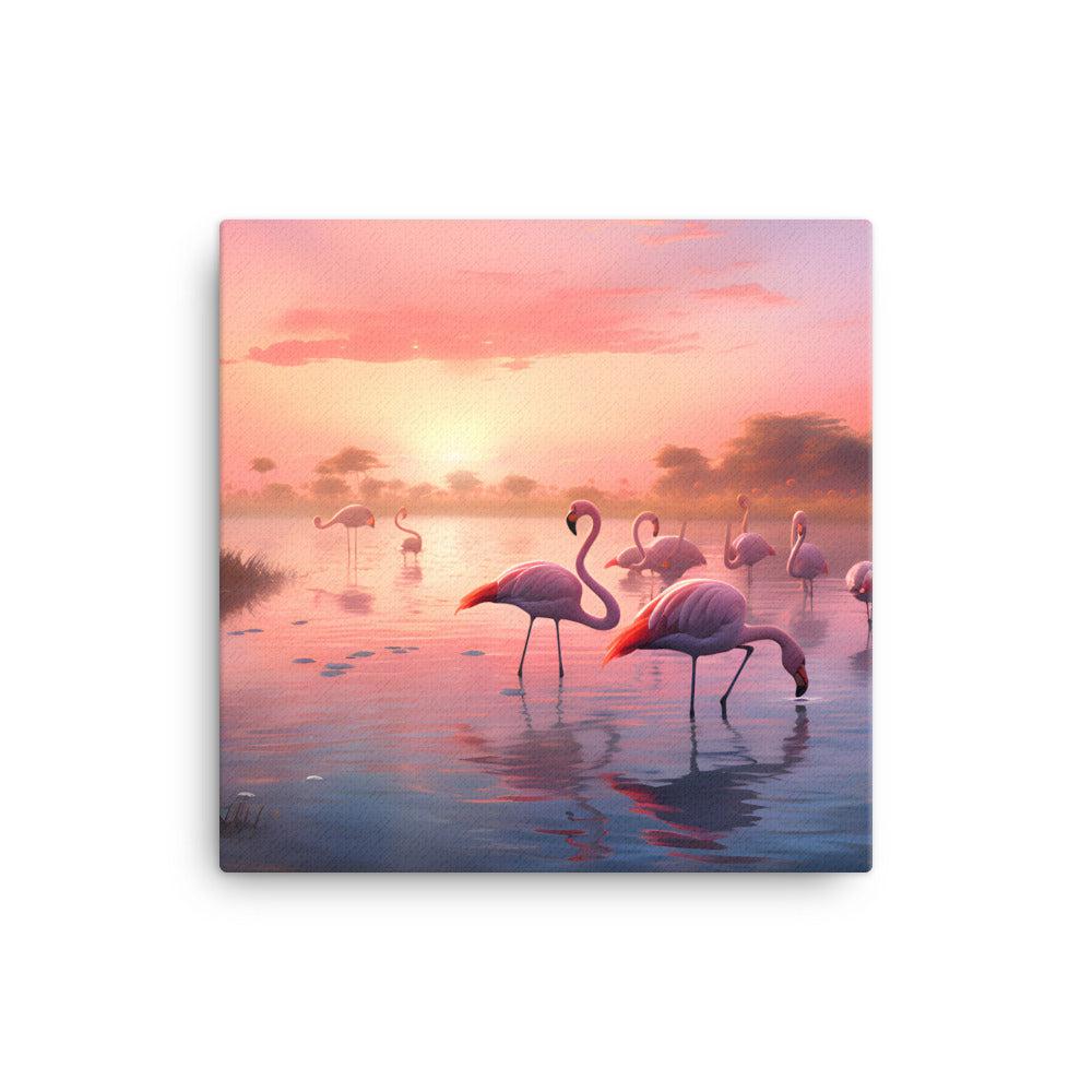 FLOCK OF FLAMINGOS 4