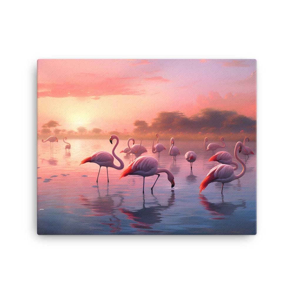 FLOCK OF FLAMINGOS 4